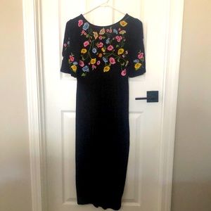 ASOS embroidered floral dress